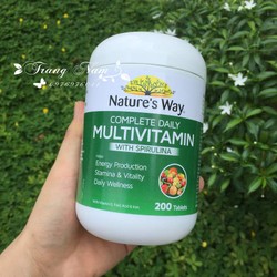VITAMIN TỔNG HỢP VÀ TẢO BIỂN NATURE'S WAY MULTIVIT...