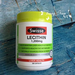 VIÊN UỐNG MẦM ĐẬU NÀNH LECITHIN 1,200MG SWISSE 300...