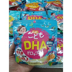 Kẹo bổ sung DHA vị cam 90 viên Unimat Riken