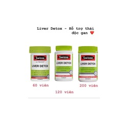 THẢI ĐỘC GAN-Swisse Liver Detox