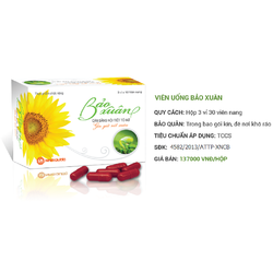 Combo 2 hộp Bảo xuân vàng cân bằng nội tiết tố tuổ...