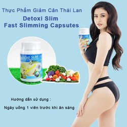 Viên uống thải độc tố detoxi slim đẹp da-eo thon-đ...