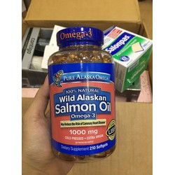 Dầu cá hồi Alaska – Omega-3 Wild Salmon Oil