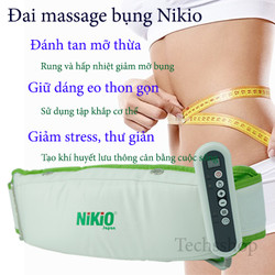 Đai mát xa giảm mỡ bụng - Máy massage bụng nk-168...