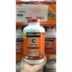 hộp 500 viên 1000mg vitamin C Kirland Mỹ chính hãn...