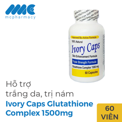 Ivory Caps Glutathione Trắng Da, Giảm Nám