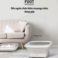 Bồn massage chân thông minh Nathome dạng gập - Hom...