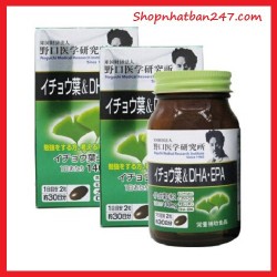Viên uống bổ não DHA EPA Ginkgo Noguchi Nhật Bản