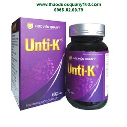 Unti K Học Viện QY - Hỗ trợ điều trị ung thư hiệu...