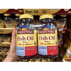 Dầu cá cao cấp Fish Oil 1200mg 360mg Omega3 Nature...