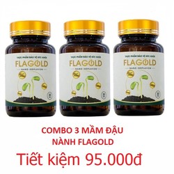 Combo 3 mầm đậu nành FlaGold