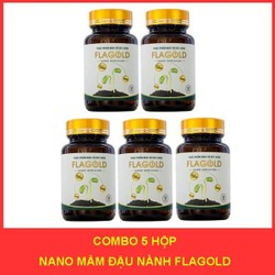 Combo 5 hộp Nano mầm đậu nành Flagold