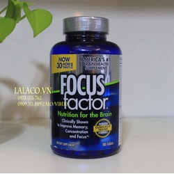 Bổ não, tăng cường trí nhớ Focus Factor 180 viên M...