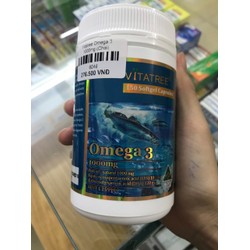 VITATREE OMEGA 3 1000MG, LỌ 150 VIÊN