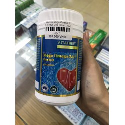 Vitatree Mega Omega 3,6,9 Plus Q10 120V
