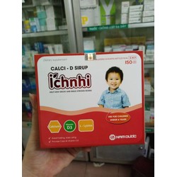 siro calci D Ích Nhi Nam Dược cho trẻ dưới 6 tuổi