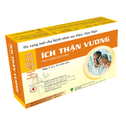 Ích Thận Vương hỗ trợ điều trị bệnh suy thận