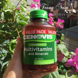 Vitamin tổng hợp và khoáng chất Cenovis multivitam...