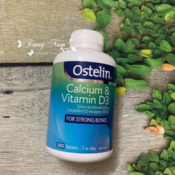 Canxi và vitamin D3 Calcium and Vitamin D3 Ostelin...