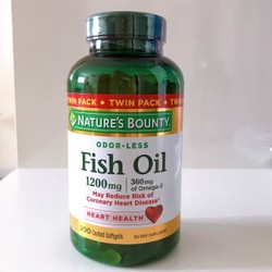 CHÍNH HÃNG Viên uống dầu cá không tanh Nature's Bo...