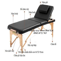 Giường massage dạng gấp cao cấp - nâng đầu HL5