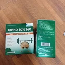Thực phẩm chức năng bổ não Ginko sun 360