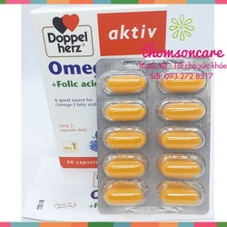Viên bổ sung Omega 3 DHA Acid Folic - Chính hãng D...