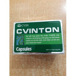 CVINTON bổ sung tảo xoắn CoQ10 vitamin tốt cho tim...