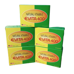 [CHÍNH HÃNG] - Combo 5 hộp Evita 400 - làm đẹp da...