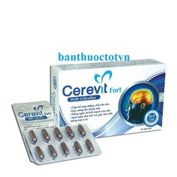 HOẠT HUYẾT CEREVIT FORT – HỘP 30 VIÊN
