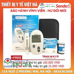 MÁY ĐO ĐƯỜNG HUYẾT SAFE ACCU-ĐỨC TẶNG 50 QUE 50 KI...