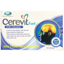 Cerevit Fort Hỗ trợ tăng tuần hoàn não tăng cường...