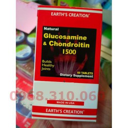GLUCOSAMINE & CHONDROITIN 1500 LỌ 60 VIÊN CHÍNH HÃ...