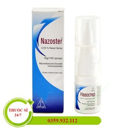 XỊT MŨI NAZOSTER HẾT VIÊM XOANG MŨI