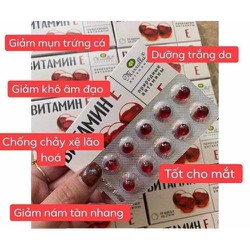 [ SALE ] vitamin e đỏ vỉ 20 viên hàng cam kết chuẩ...