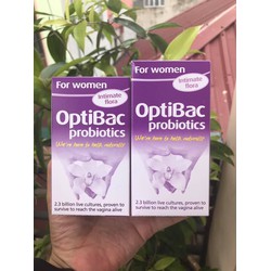Men vi sinh OptiBac Probiotics tím hộp 30 viên Anh