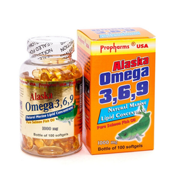 Dầu cá AlaskaVIÊN UỐNG DẦU CÁ OMEGA369 PROPHARMS U...