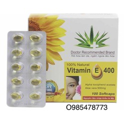 VITAMIN E 400 NGUYÊN LIỆU MỸ 100 VIÊN