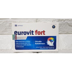 EUROVIT FORT TĂNG CƯỜNG MÁU NÃO TAN CỤC MÁU ĐÔNG