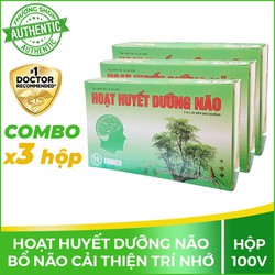 [Miễn Phí Ship HCM] Combo 3 hộp Hoạt huyết dưỡng n...