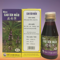 [Combo 3 Chai ] Cao Ích Mẫu - Bổ Huyết Điều Kinh -...