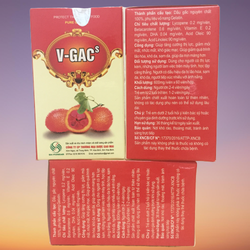 [Combo 3 lọ] Dầu Gấc - 3 Lọ V- Gấc - Mỗi lọ 100 vi...