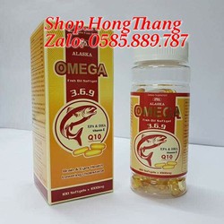Dầu cá Alaska omega 369 Dùng cho người bị mắc bệnh...