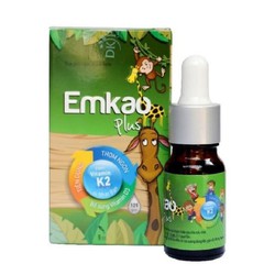 COMBO 2 CHAI EMKAO PLUS-VITAMIN D3+K2-PHÁT TRIỀN C...