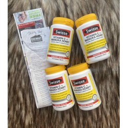 VIÊN NGẬM TĂNG CƯỜNG HỆ MIỄN DỊCH SWISSE VITAMIN C...