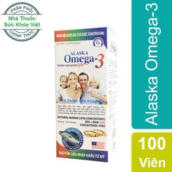 Alaska O me ga 3 giúp khỏe tim, sáng mắt - Hộp 100...