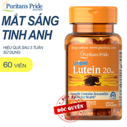 Viên uống bổ mắt Lutein 20mg giúp mắt sáng chống m...