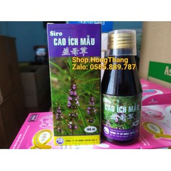 Siro Cao Ích Mẫu (kinh nguyệt không đều, đau bụng...