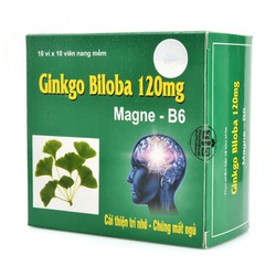 Viên Uống Tuần Hoàn Não Ginkgo Biloba 120mg