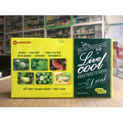 LIVE COOL - BỘT SỦI THANH NHIỆT GIẢI ĐỘC
